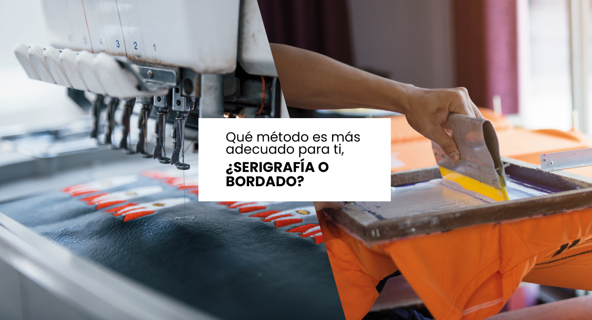 Qué método es más adecuado para ti, ¿serigrafía o bordado?