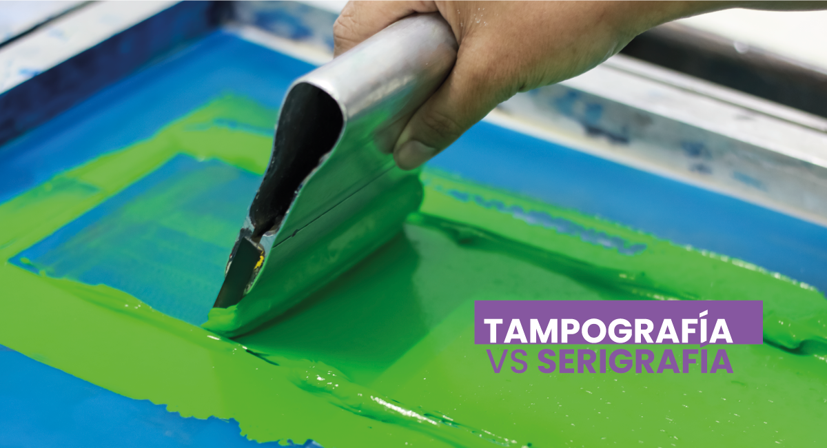 método serigrafía o tampografía